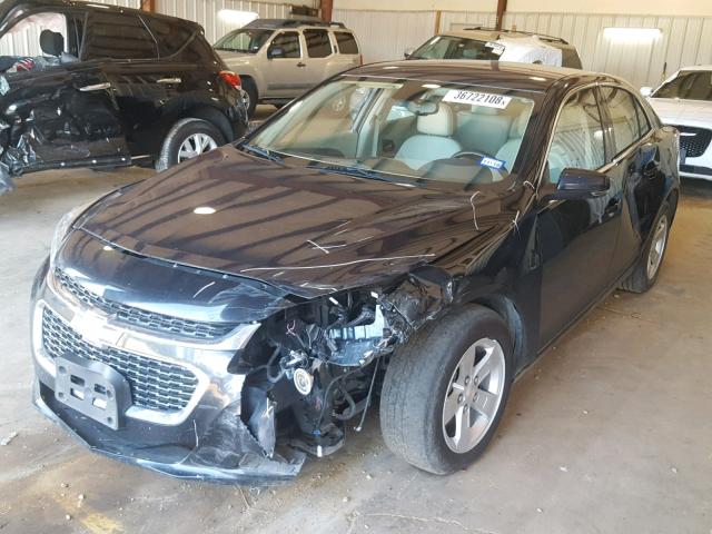 1G11C5SL5FF265625 - 2015 CHEVROLET MALIBU 1LT BLACK photo 2