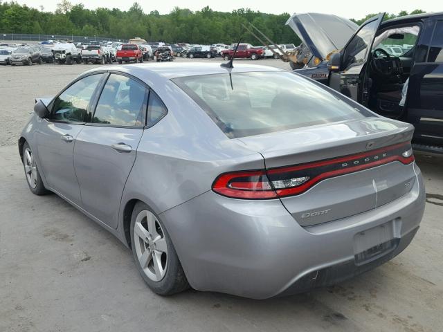 1C3CDFBB5GD578802 - 2016 DODGE DART SXT GRAY photo 3