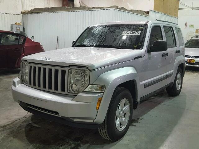 1J4PP2GK0BW507777 - 2011 JEEP LIBERTY SP SILVER photo 2