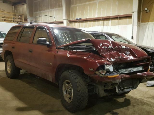 1B4HS28Y2XF534737 - 1999 DODGE DURANGO RED photo 1