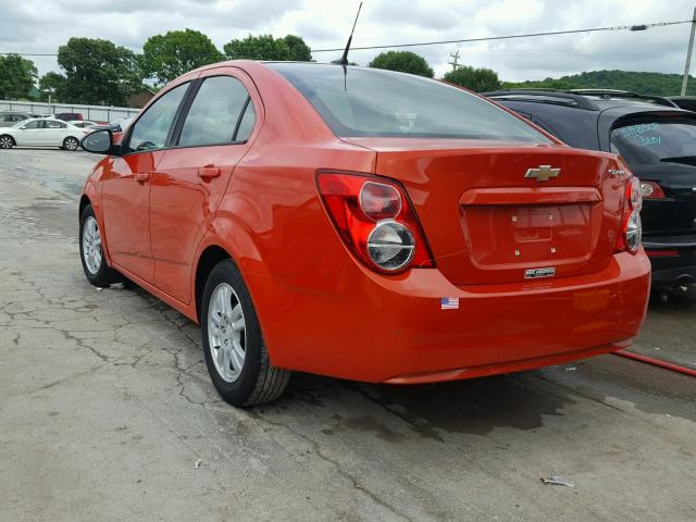 1G1JA5SH0C4230922 - 2012 CHEVROLET SONIC LS 橙色 照片 3