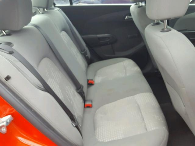 1G1JA5SH0C4230922 - 2012 CHEVROLET SONIC LS 橙色 照片 6