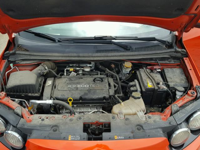 1G1JA5SH0C4230922 - 2012 CHEVROLET SONIC LS 橙色 照片 7