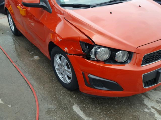 1G1JA5SH0C4230922 - 2012 CHEVROLET SONIC LS 橙色 照片 9