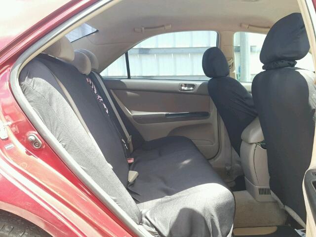 4T1BE32K95U103665 - 2005 TOYOTA CAMRY LE წითელი ფოტო 6