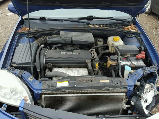 KL5JD86Z35K115044 - 2005 SUZUKI FORENZA S BLUE photo 7