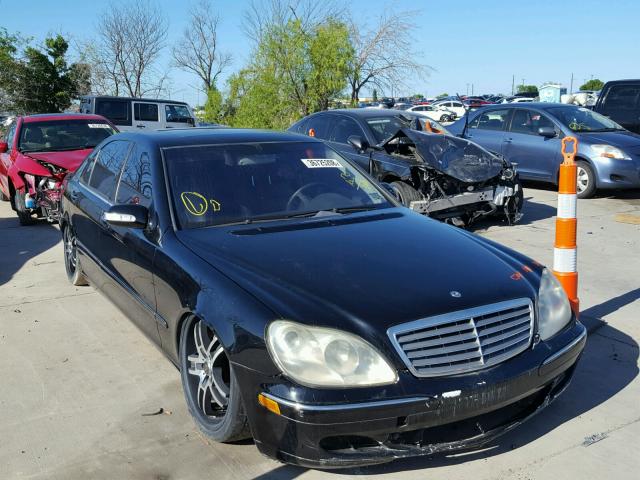 WDBNG75J33A383327 - 2003 MERCEDES-BENZ S 500 BLACK photo 1