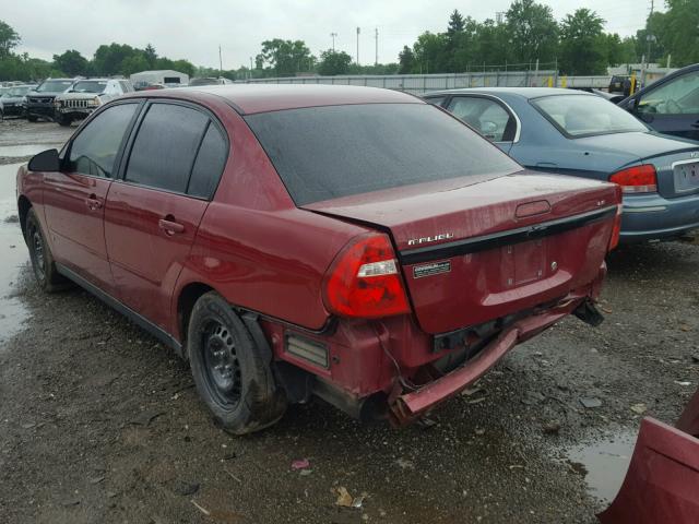 1G1ZS58F07F293695 - 2007 CHEVROLET MALIBU LS 栗色 照片 3