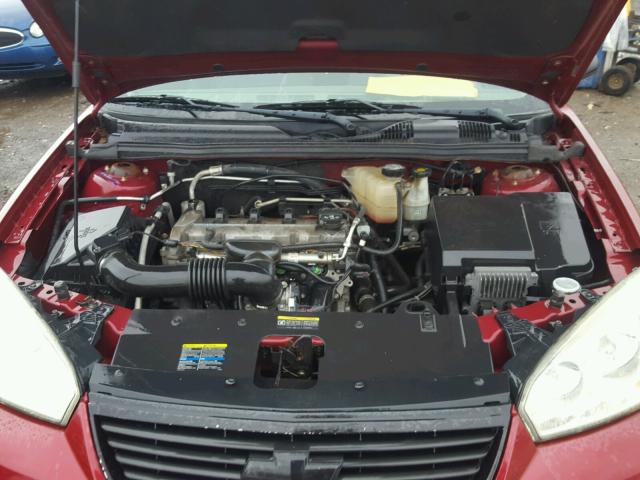 1G1ZS58F07F293695 - 2007 CHEVROLET MALIBU LS 栗色 照片 7