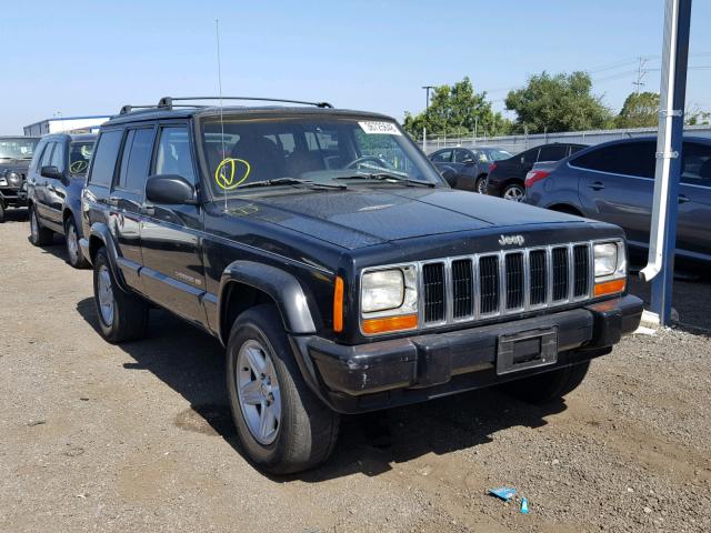 1J4FT68S3YL202765 - 2000 JEEP CHEROKEE L BLACK photo 1