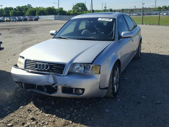 WAULD64B23N012414 - 2003 AUDI A6 2.7T QU GRAY photo 2