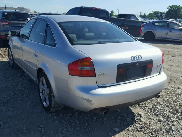 WAULD64B23N012414 - 2003 AUDI A6 2.7T QU GRAY photo 3