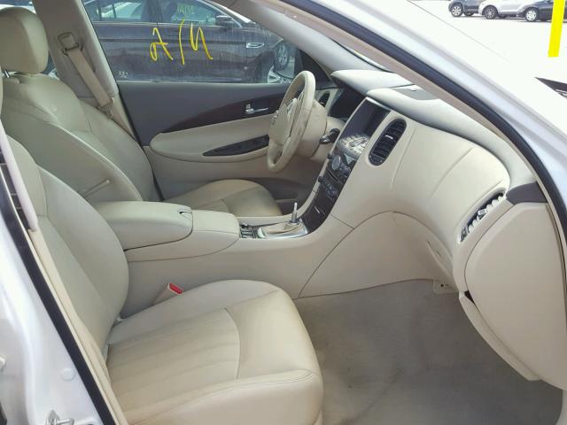 JN1AJ0HP2CM401147 - 2012 INFINITI EX35 BASE WHITE photo 5