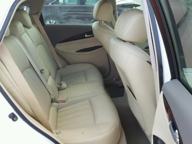 JN1AJ0HP2CM401147 - 2012 INFINITI EX35 BASE WHITE photo 6
