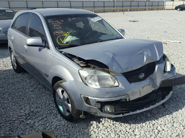 KNADE163776233162 - 2007 KIA RIO 5 SX SILVER photo 1