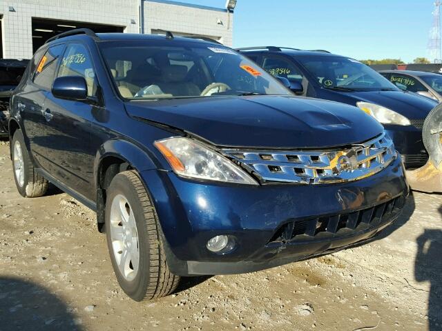 JN8AZ08W83W229731 - 2003 NISSAN MURANO SL/ BLUE photo 1