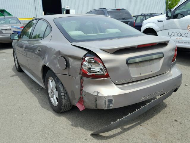 2G2WP552761125477 - 2006 PONTIAC GRAND PRIX TAN photo 3