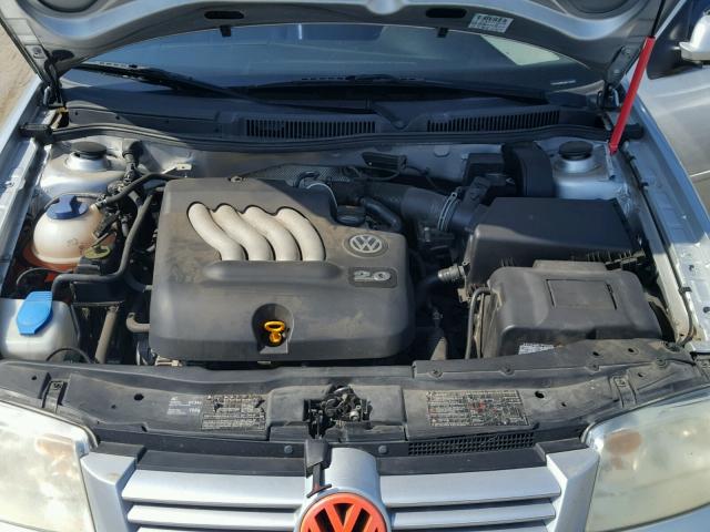 3VWSK69M94M114686 - 2004 VOLKSWAGEN JETTA GLS SILVER photo 7