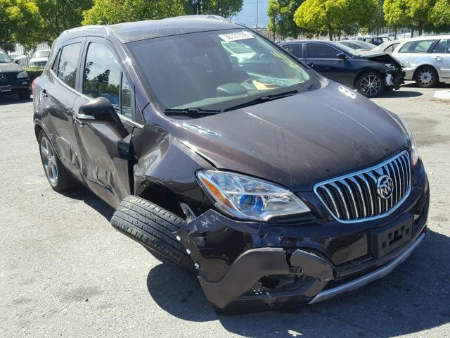 KL4CJBSB0EB563933 - 2014 BUICK ENCORE CON 棕色 照片 1