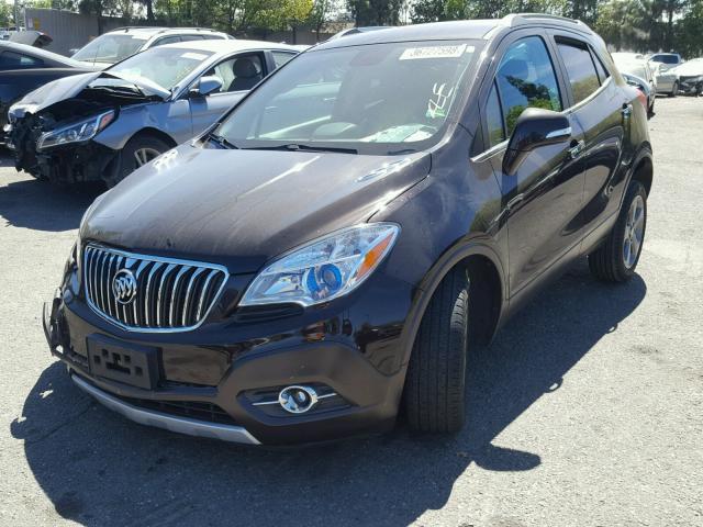 KL4CJBSB0EB563933 - 2014 BUICK ENCORE CON 棕色 照片 2