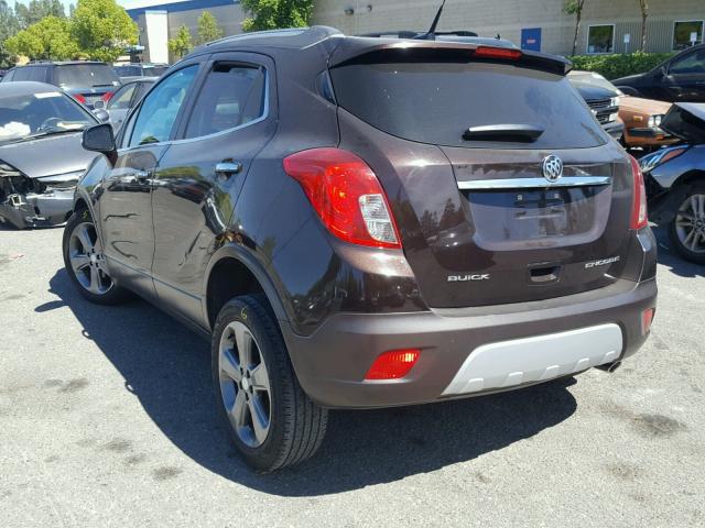 KL4CJBSB0EB563933 - 2014 BUICK ENCORE CON 棕色 照片 3