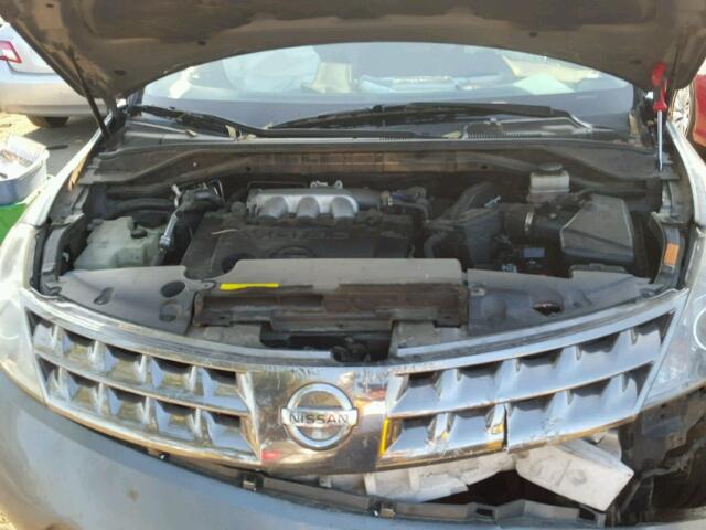 JN8AZ08WX6W510014 - 2006 NISSAN MURANO SL GRAY photo 7