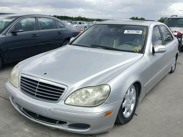 WDBNG75JX5A442814 - 2005 MERCEDES-BENZ S 500 SILVER photo 2