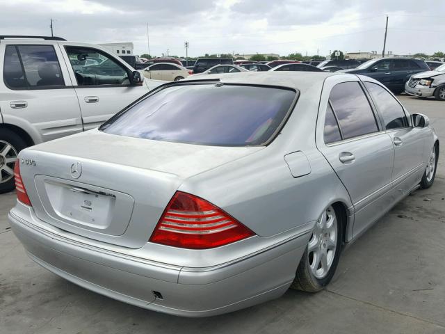 WDBNG75JX5A442814 - 2005 MERCEDES-BENZ S 500 SILVER photo 4