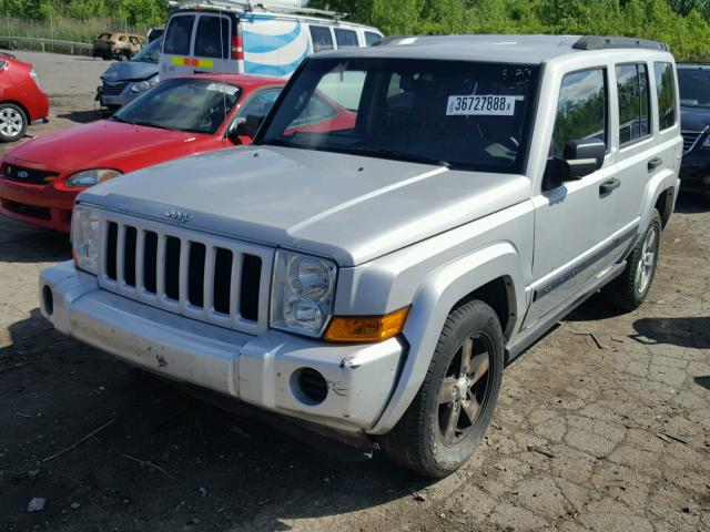 1J8HG48K56C244206 - 2006 JEEP COMMANDER ვერცხლისფერი ფოტო 2