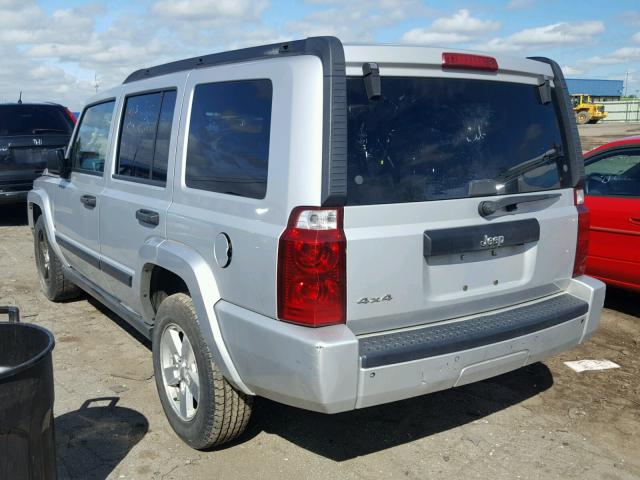 1J8HG48K56C244206 - 2006 JEEP COMMANDER ვერცხლისფერი ფოტო 3