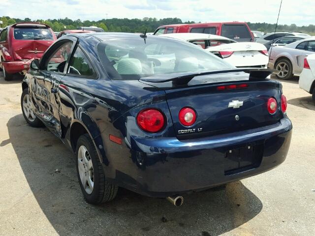 1G1AL18F887253086 - 2008 CHEVROLET COBALT BLUE photo 3