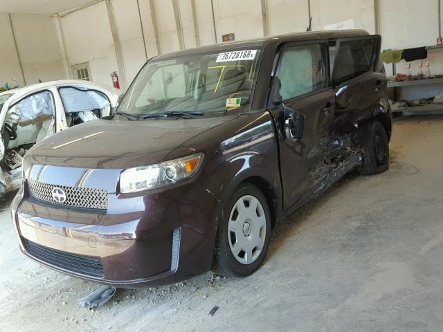 JTLKE50E491069191 - 2009 TOYOTA SCION XB ბურგუნდია ფოტო 2