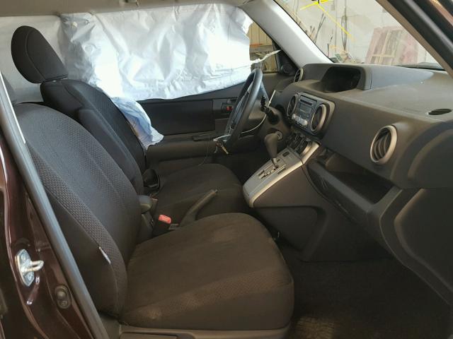 JTLKE50E491069191 - 2009 TOYOTA SCION XB ბურგუნდია ფოტო 5