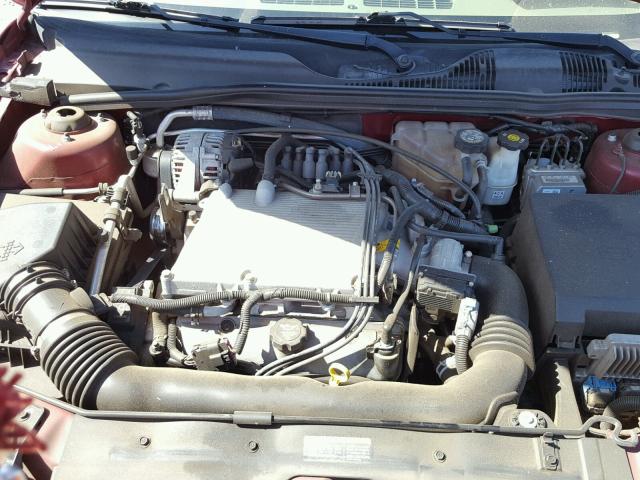 1G1ZU64825F106722 - 2005 CHEVROLET MALIBU MAX BURGUNDY photo 7