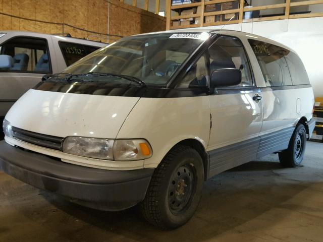 JT3AC12R7M0074491 - 1991 TOYOTA PREVIA LE WHITE photo 2