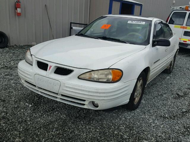 1G2NE52T8XC543864 - 1999 PONTIAC GRAND AM S WHITE photo 2