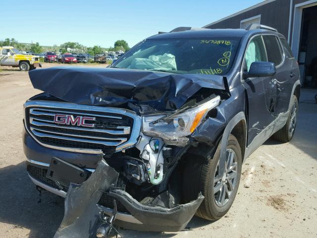 1GKKNULS4JZ200461 - 2018 GMC ACADIA SLT ლურჯი ფოტო 2