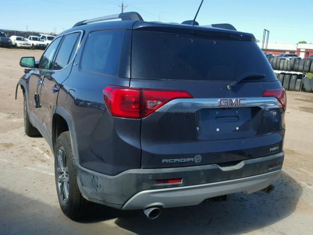 1GKKNULS4JZ200461 - 2018 GMC ACADIA SLT ლურჯი ფოტო 3