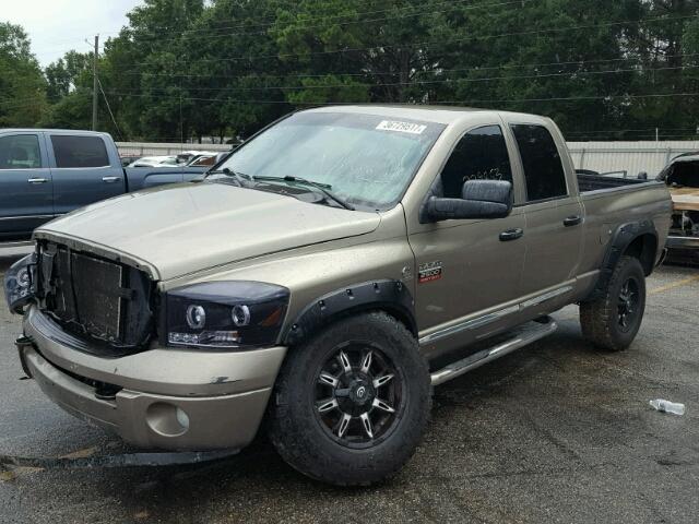 3D7KS28AX8G153476 - 2008 DODGE RAM 2500 S GOLD photo 2