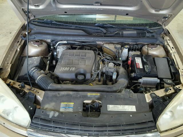 1G1ZT52825F280337 - 2005 CHEVROLET MALIBU LS TAN photo 7