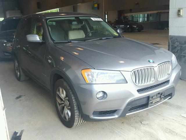 5UXWX7C56BL734311 - 2011 BMW X3 XDRIVE3 GRAY photo 1