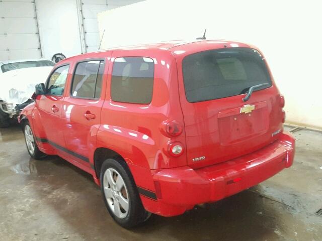3GNCA33B19S573110 - 2009 CHEVROLET HHR LS RED photo 3