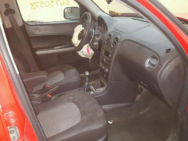 3GNCA33B19S573110 - 2009 CHEVROLET HHR LS RED photo 5