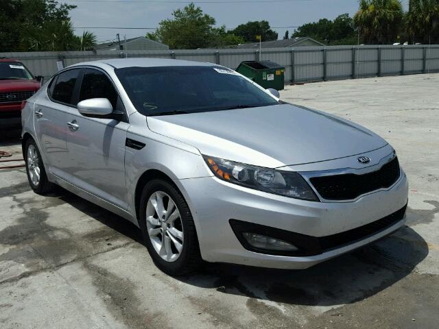 5XXGN4A7XDG176528 - 2013 KIA OPTIMA EX SILVER photo 1