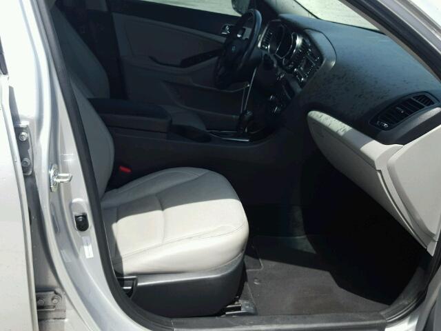 5XXGN4A7XDG176528 - 2013 KIA OPTIMA EX SILVER photo 5