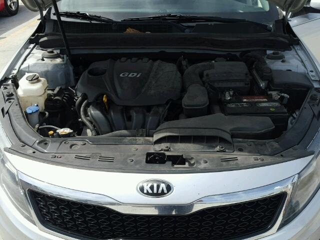 5XXGN4A7XDG176528 - 2013 KIA OPTIMA EX SILVER photo 7