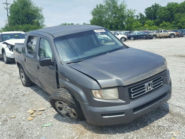 2HJYK16297H503216 - 2007 HONDA RIDGELINE GRAY photo 1