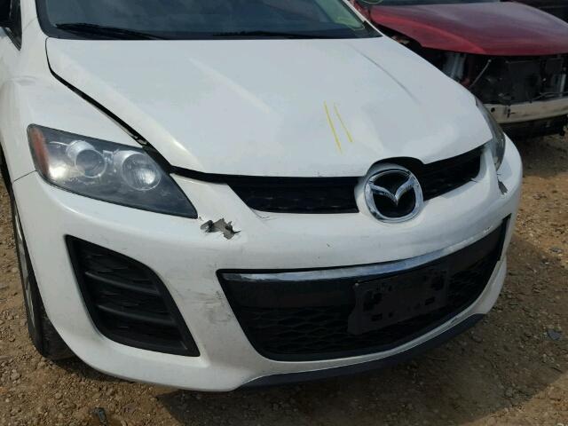 JM3ER2A55B0394493 - 2011 MAZDA CX-7 WHITE photo 9