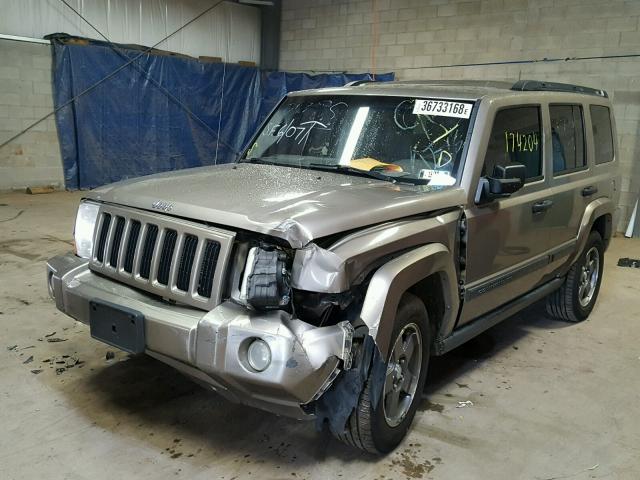 1J8HG48K86C188536 - 2006 JEEP COMMANDER Qızıl foto 2