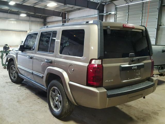 1J8HG48K86C188536 - 2006 JEEP COMMANDER Qızıl foto 3